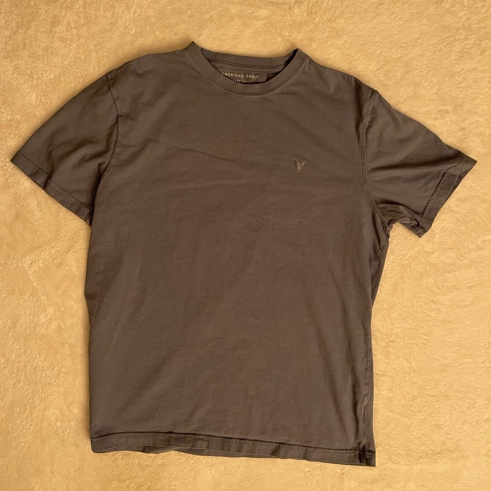 American Eagle | Medium, Standard Fit, Super Soft | Gray/ Blue | Gently Worn